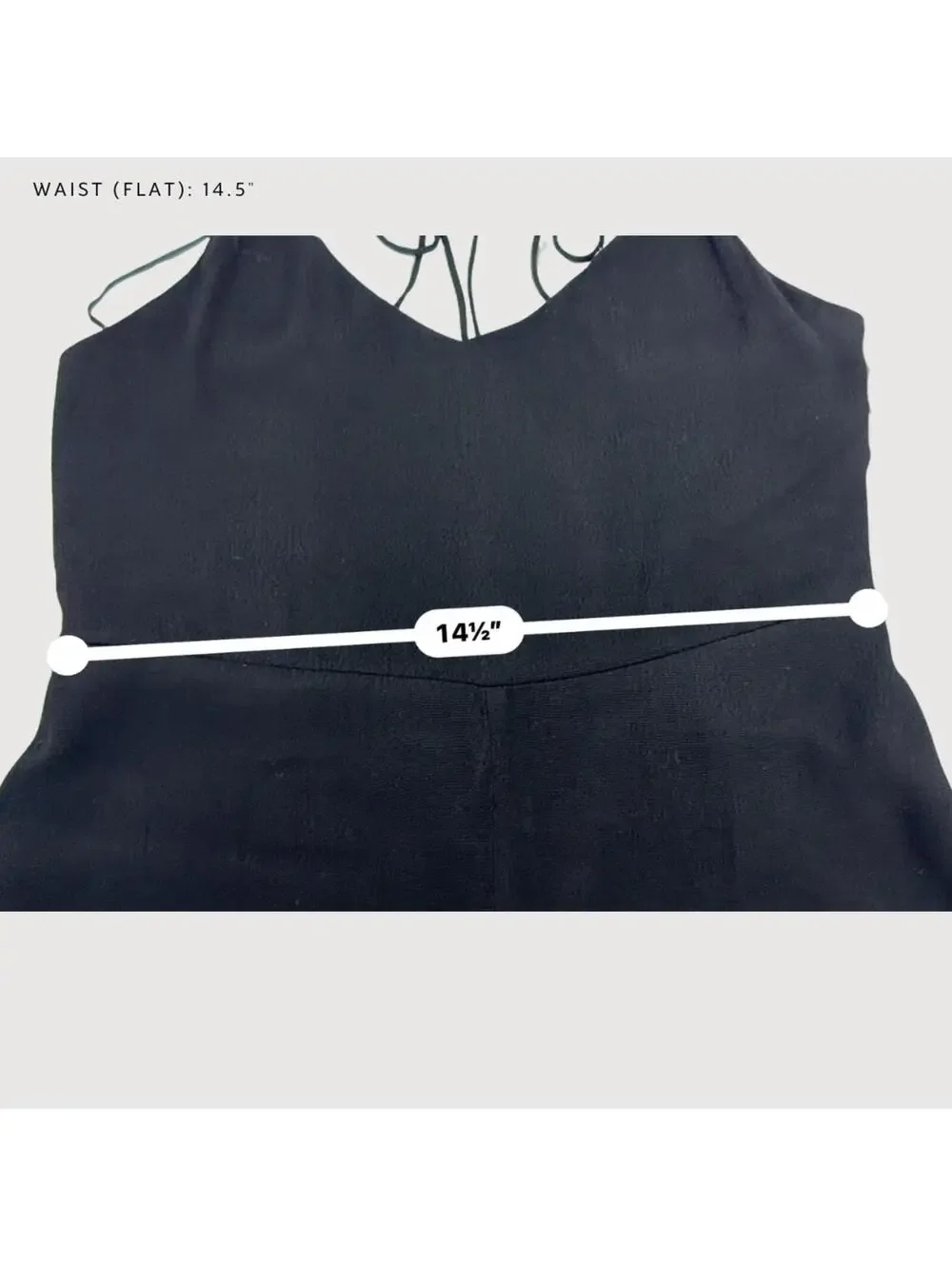 Mod Ref Deep V Maxi Dress Black Size S - Picture 8 of 9